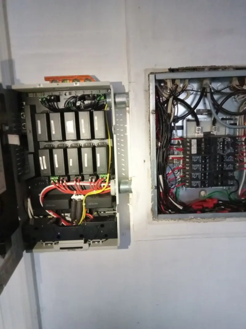 Electrical panel upgrade completed for Commercial Electrician Services in Briar Chapel